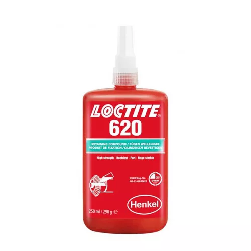 Loctite 620 nagy hőállóságú olajtűrő csapágyrögzítő 250 ml