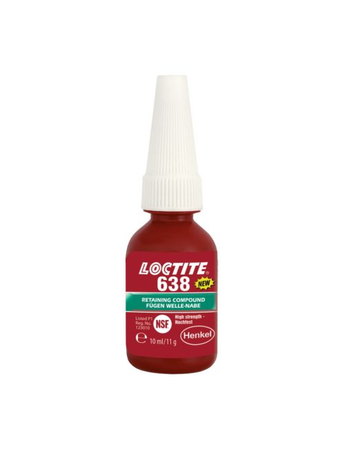 Loctite 638 nagy szilárdásgú hőálló csapágyrögzítő 10 ml kiszerelésben