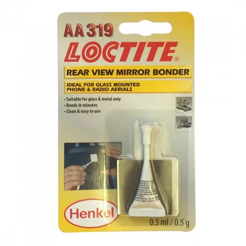 Loctite AA 319 visszapillantó tükör ragasztó 0.5 ml + háló
