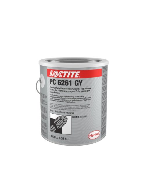 Loctite PC 6261 GY szürke színű 1K csúszásgátló epoxy bevonat 6.36 kg