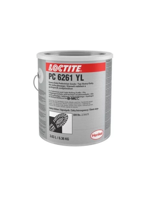 Loctite PC 6261 YL sárga színű 1K csúszásgátló epoxy bevonat 6.36 kg