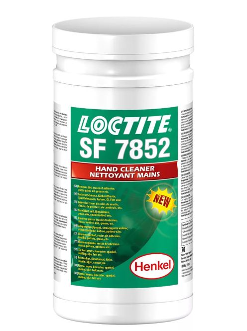 Loctite SF 7852 kéz- és alkatrész tisztító kendő, narancsos 70 darabos
