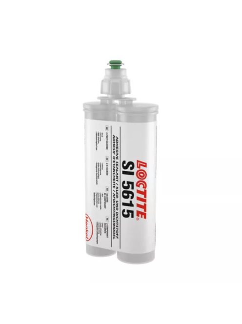 Loctite SI 5615 kétkomponensű, gyors fazékidejű szilikon, fekete színű 400 ml