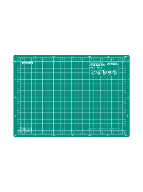 Olfa CM-A4-RC Vágóalátét. 30 x 21 cm-es, 2 mm vastagságú, speciális három rétegű "öngyógyuló"