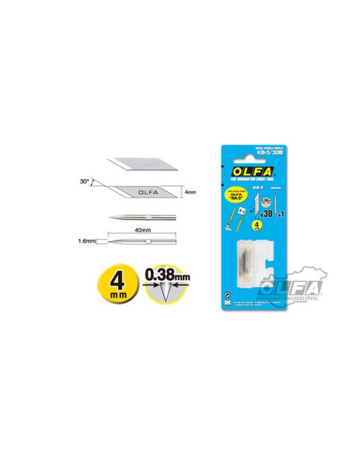 Olfa KB-5/30B dekor penge (30 db)