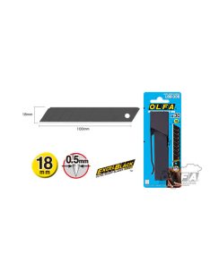   Olfa LBB-30B keskenyebb élszögű edzett 18 mm-es penge (30 db)
