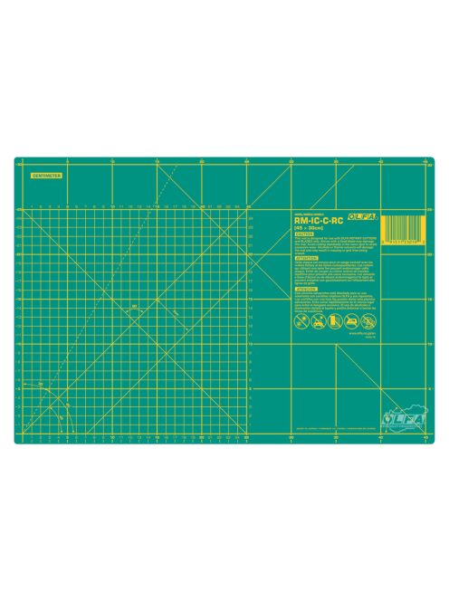Olfa RM-IC-C-RC Vágóalátét. 45 x 30 cm-es, 1,5 mm vastagságú, speciális három rétegű "öngyógyuló"