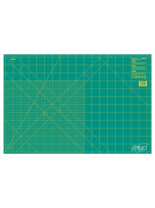Olfa RM-IC-M-RC Vágóalátét. 92 x 61 cm-es, 1,5 mm vastagságú, speciális három rétegű "öngyógyuló"