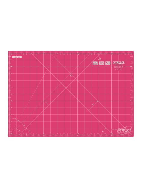 Olfa RM-IC-S-RC/Pink Vágóalátét. 60 x 45 cm-es, 1,5 mm vastagságú, speciális három rétegű "öngyógyuló"