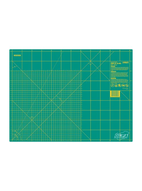 Olfa RM-IC-S-RC Vágóalátét. 60 x 45 cm-es, 1,5 mm vastagságú, speciális három rétegű "öngyógyuló"