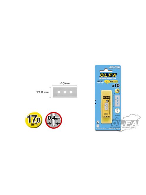 Olfa SKB-10/10B biztonsági penge (10 db)