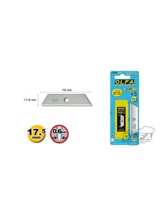 Olfa SKB-2/5B biztonsági penge (5 db)