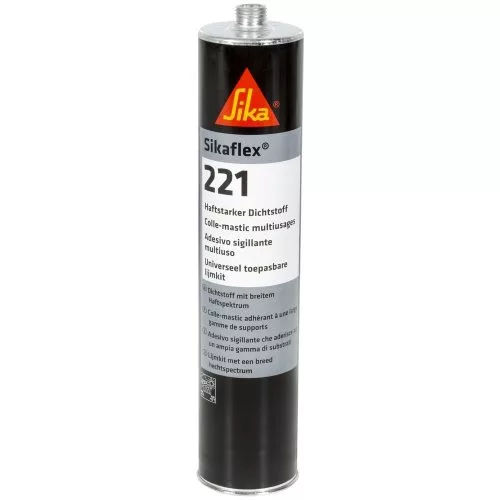 Sikaflex 221 univerzális tömítő és ragasztó szürke színben, 300 ml