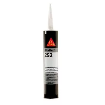Sikaflex 252 járműipari ragasztó fekete színben, 300 ml