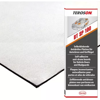  Teroson BT SP 100 hangtompító lap, bitumen, alu szövettel, 6 lap/csomag, 0,75 m2