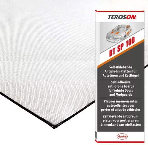 Teroson BT SP 100 hangtompító lap, bitumen, alu szövettel, 6 lap/csomag, 0,75 m2