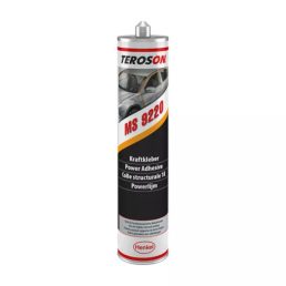   Teroson MS 9220 BK rugalmas MS ragasztó, nagy modulusz, fekete 310 ml