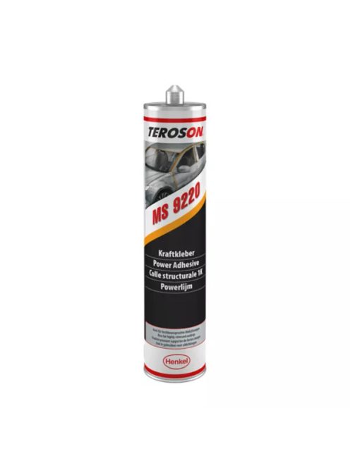 Teroson MS 9220 BK rugalmas MS ragasztó, nagy modulusz, fekete 310 ml