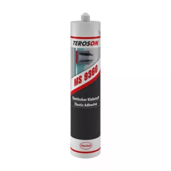 Teroson MS 9360 BK rugalmas MS ragasztó, fekete 310 ml