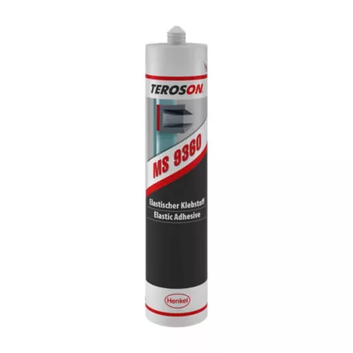 Teroson MS 9360 BK rugalmas MS ragasztó, fekete 310 ml