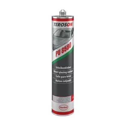 Teroson PU 8590 UHV szélvédőfugázó-ragasztó, busz-teherautóhoz, fóliás 600 ml