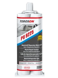   Teroson PU 9225 fekete színű műanyagjavító PU ragasztó, 45 perces, 2x25 ml