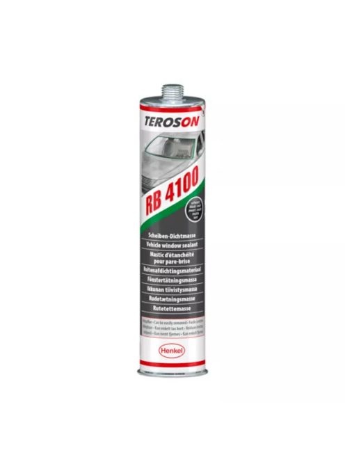 Teroson RB 4100 BK tömítőanyag gumi ágyazású szélvédőkhöz, butil, fekete 310 ml