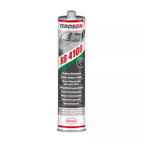Teroson RB 4100 BK tömítőanyag gumi ágyazású szélvédőkhöz, butil, fekete 310 ml