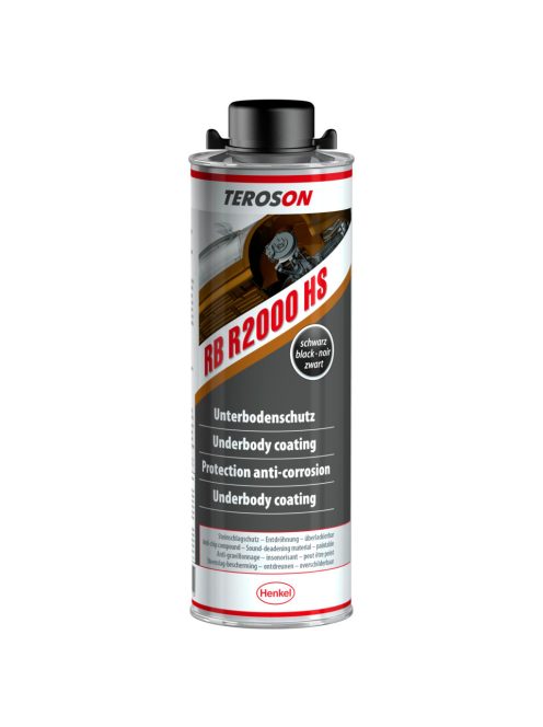 Teroson RB R2000 HS BK fekete színű alvázvédő, oldószeres, gumi-gyanta töltésű, 1 liter