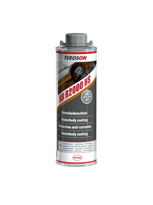 Teroson RB R2000 HS GY szürke színű alvázvédő, oldószeres, gumi-gyanta töltésű, 1 liter