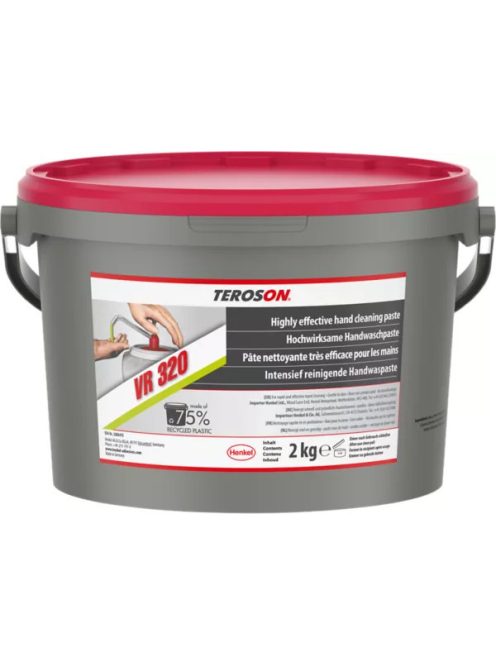 Teroson VR 320 kéztisztító, fareszelékkel, olaj- és zsíreltávolító 2 kg