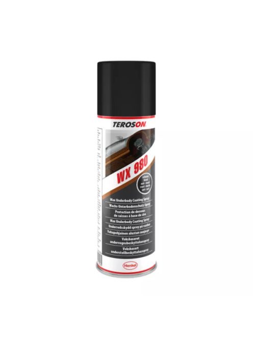 TEROSON WX 980 Wax fekete színű alvázvédő, oldószeres, viasz töltésű, 500 ml