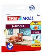 Tesa Ajtó- és ablaktömítő szalag, D profil 6 m x 9 mm