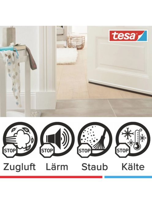 Tesa Szigetelő Ajtóseprű Textil Felületekhez 1 m x 43 mm
