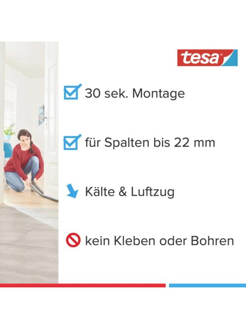 Tesa Szigetelő Habhenger Kemény/Sima padlóhoz Ajtó alá (double-roll) 0.98 m x 25 mm