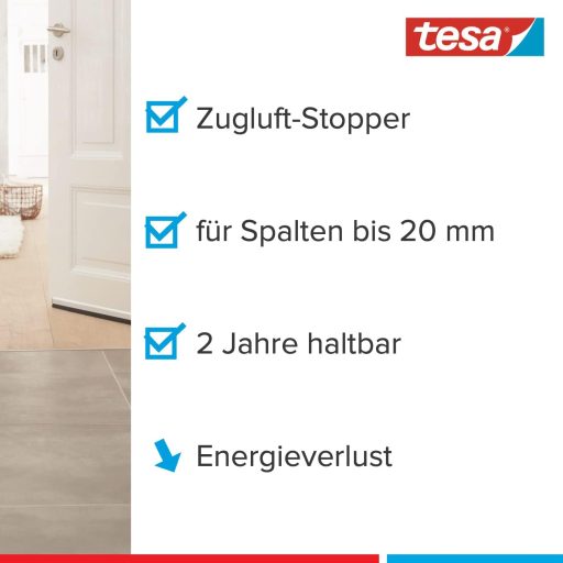 Tesa Szigetelő Habcsík Ajtóhoz 1 m x 38 mm