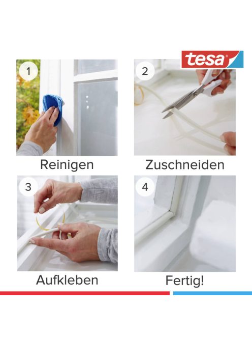 Tesa Ajtó- és ablaktömítő habszalag 10 m x 9 mm