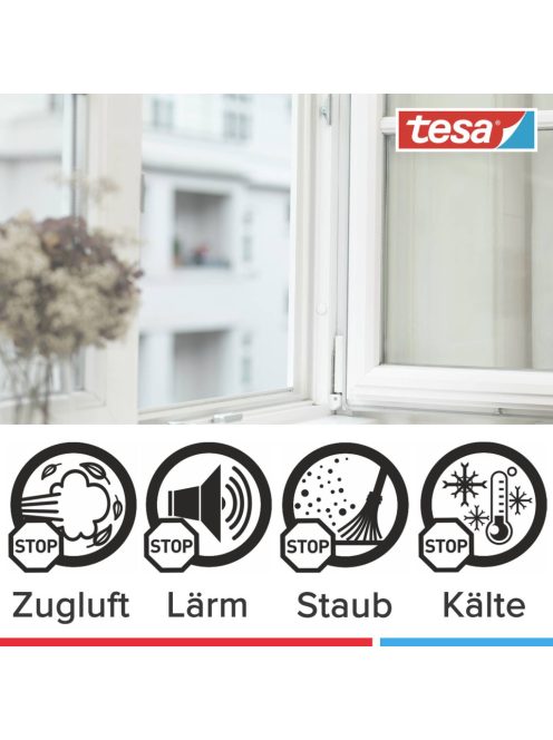 Tesa Ajtó- és ablaktömítő habszalag 10 m x 9 mm
