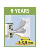 Tesa Ajtó- és ablaktömítő szalag, E profil 25 m x 9 mm