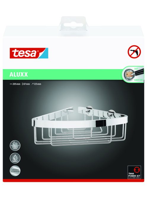 Tesa Aluxx Sarok Zuhanykosár 87 m x 205 mm