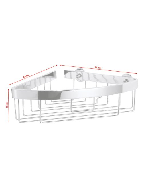 Tesa Aluxx Sarok Zuhanykosár 87 m x 205 mm