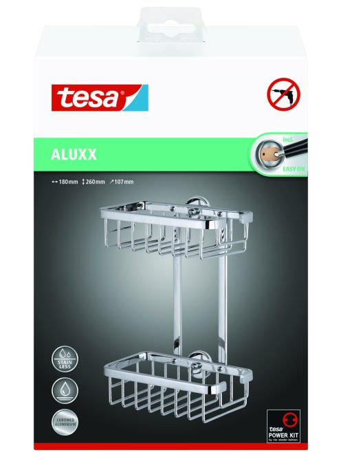 Tesa Aluxx Dupla Zuhanykosár 260 m x 180 mm