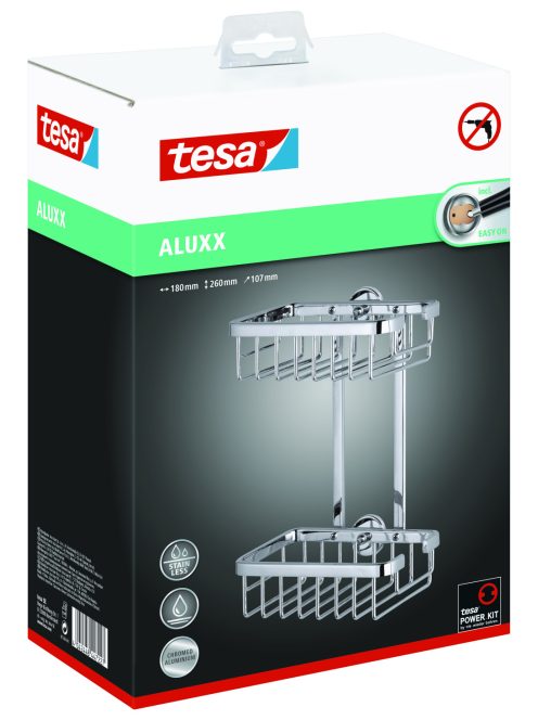Tesa Aluxx Dupla Zuhanykosár 260 m x 180 mm