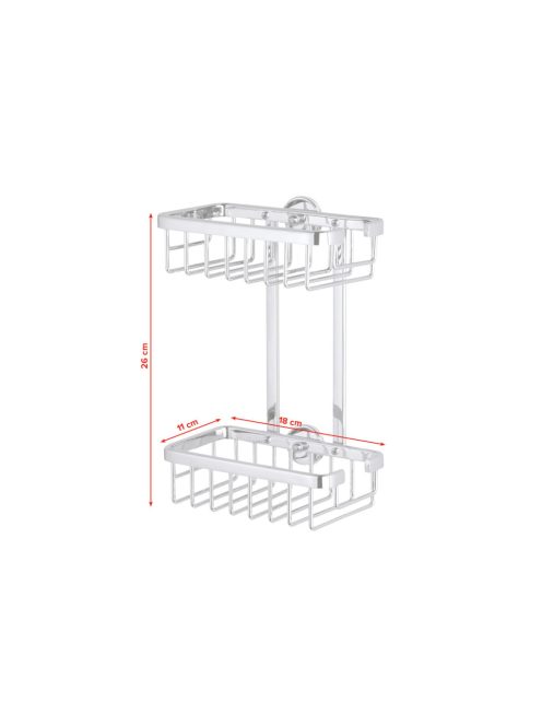 Tesa Aluxx Dupla Zuhanykosár 260 m x 180 mm