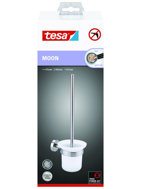 Tesa Moon WC-kefe +Tartó