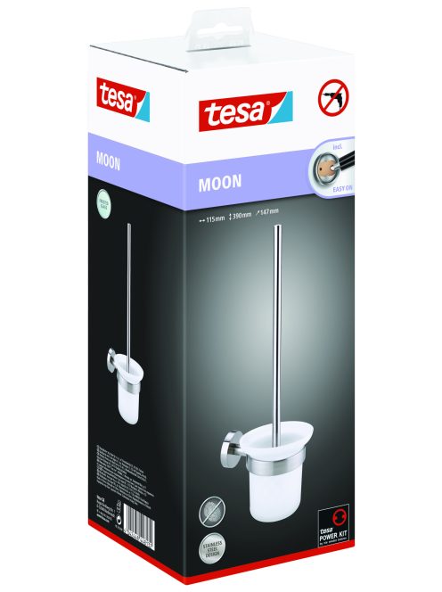 Tesa Moon WC-kefe +Tartó