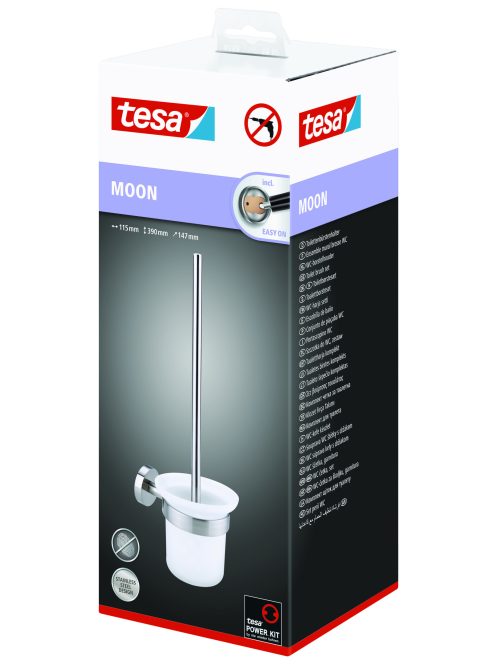 Tesa Moon WC-kefe +Tartó