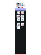 Tesa Moon Dupla Törölközőtartó Rúd 49 m x 640 mm
