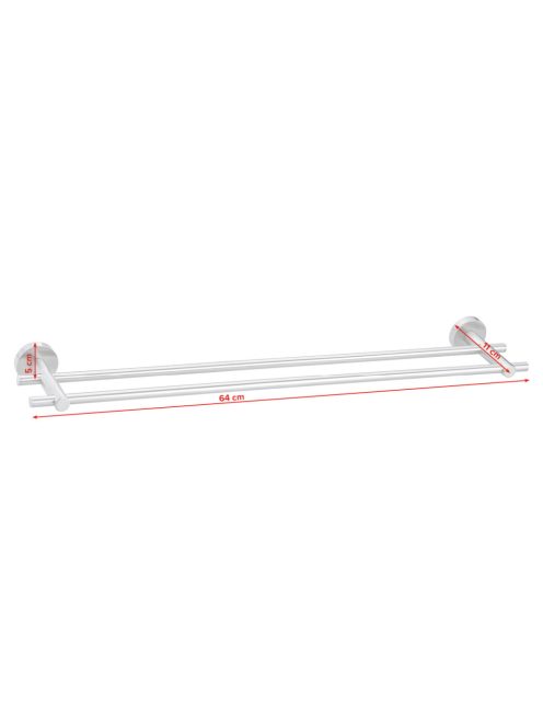 Tesa Moon Dupla Törölközőtartó Rúd 49 m x 640 mm