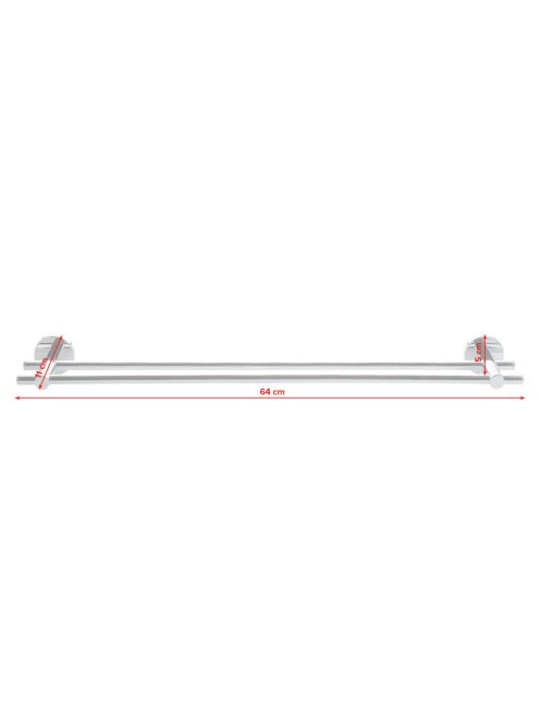 Tesa Smooz Dupla Törölközőtartó Rúd 50 m x 640 mm